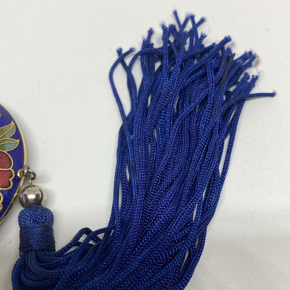 Vintage Round Medallion with Tassel​ - Picture 8 of 12